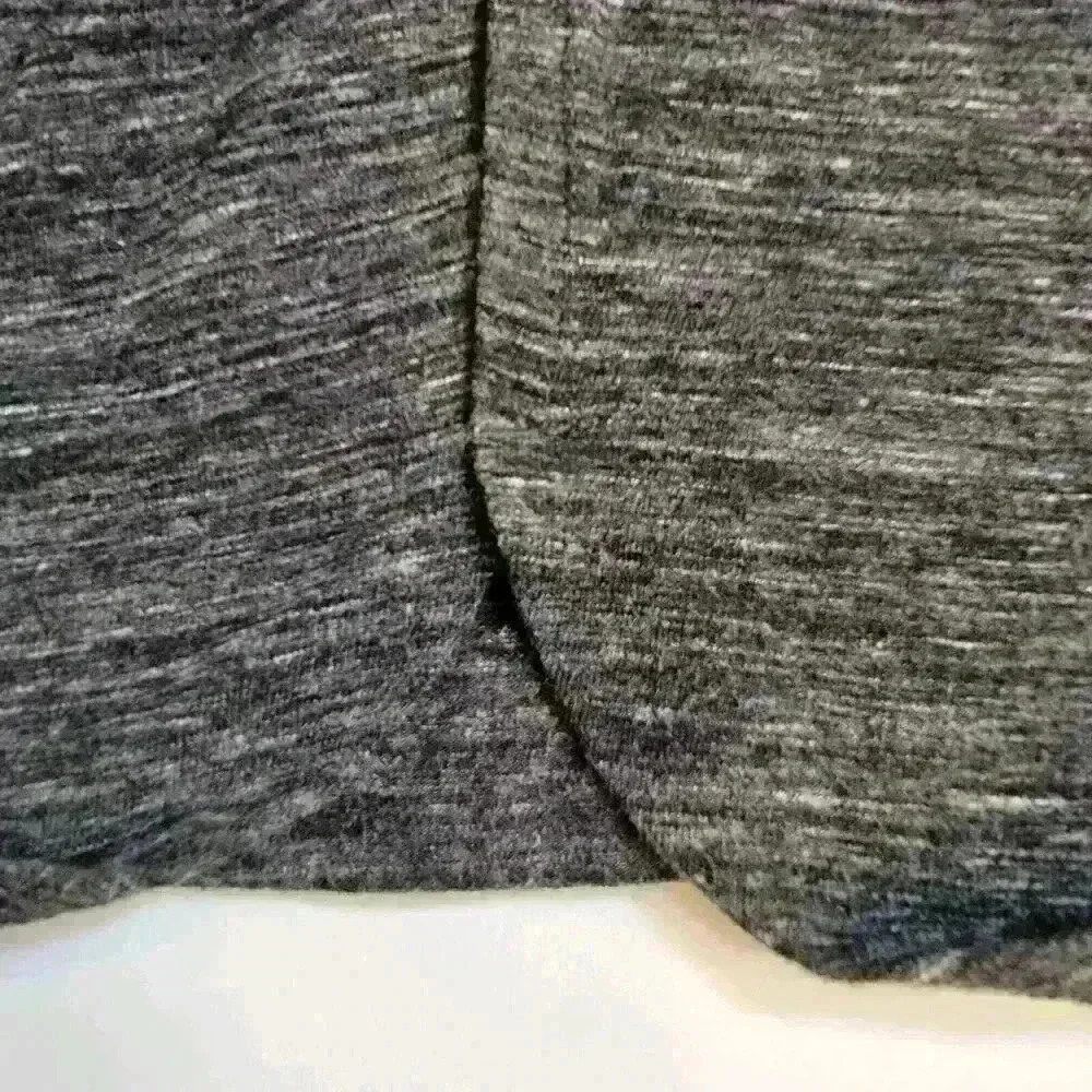 J. Jill Pure Jill Top Size Large Gray Long Sleeve Rear V Neck Twisted Knot - Picture 10 of 10